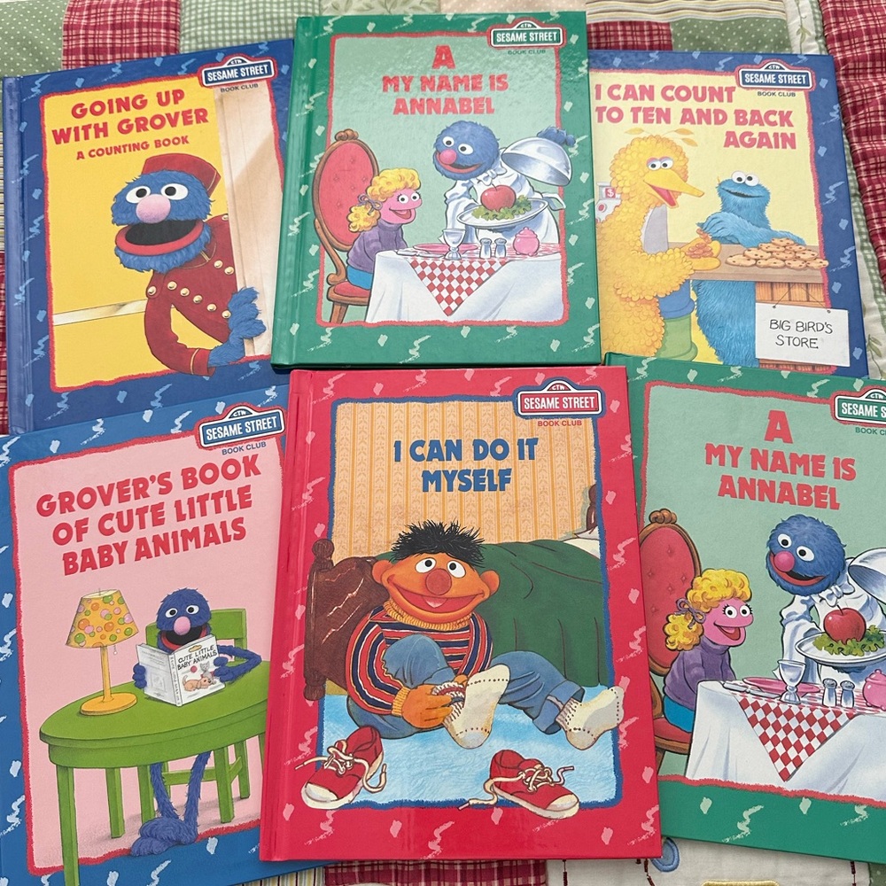 Sesame Street Books 6 pcs